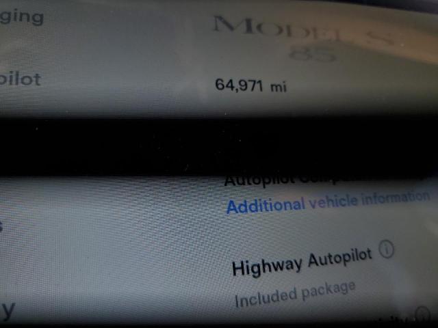 5YJSA1H10EFP49897 - 2014 TESLA MODEL S WHITE photo 9