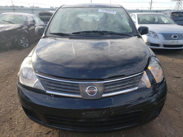 3N1BC13E39L455814 - 2009 NISSAN VERSA S BLACK photo 5