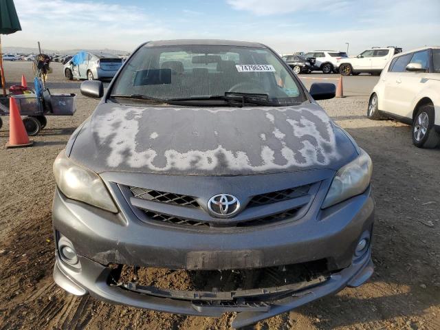 2T1BU4EEXBC656157 - 2011 TOYOTA COROLLA BASE GRAY photo 5