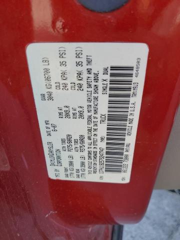 1D7HU18257S247747 - 2007 DODGE RAM 1500 ST RED photo 13