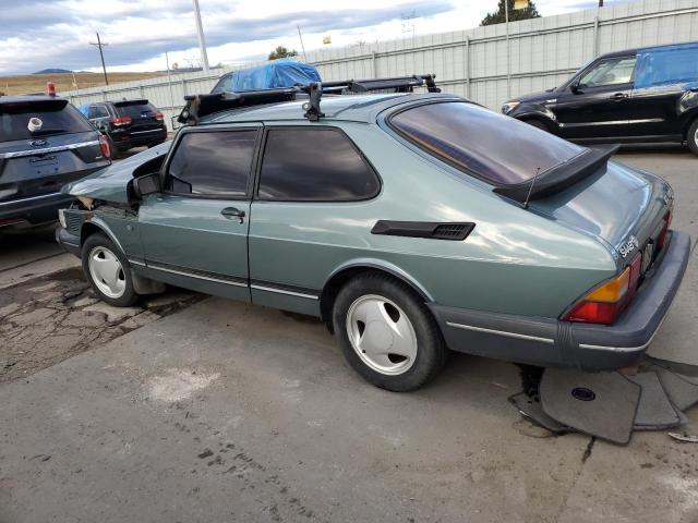 YS3AL35L9K3021519 - 1989 SAAB 900 GREEN photo 2