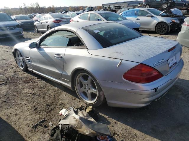 WDBSK75F63F021833 - 2003 MERCEDES-BENZ SL 500R SILVER photo 2