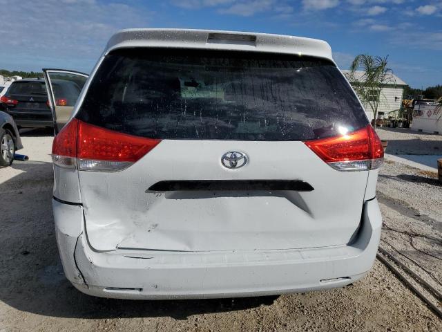 5TDKA3DC4BS002197 - 2011 TOYOTA SIENNA BASE WHITE photo 6