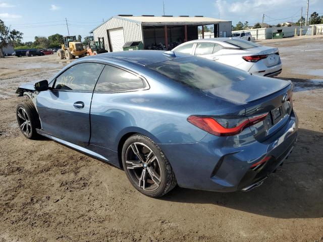 WBA13AR06MCG92127 - 2021 BMW M440XI BLUE photo 2