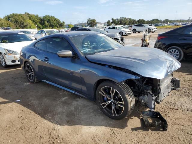 WBA13AR06MCG92127 - 2021 BMW M440XI BLUE photo 4