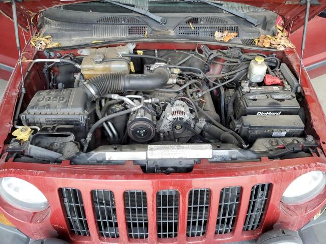 1J4GL38K56W286702 - 2006 JEEP LIBERTY RENEGADE BURGUNDY photo 12