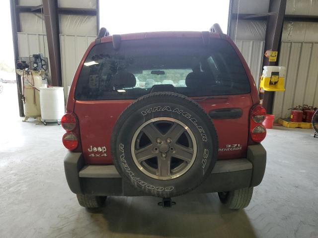 1J4GL38K56W286702 - 2006 JEEP LIBERTY RENEGADE 勃艮第红 照片 6