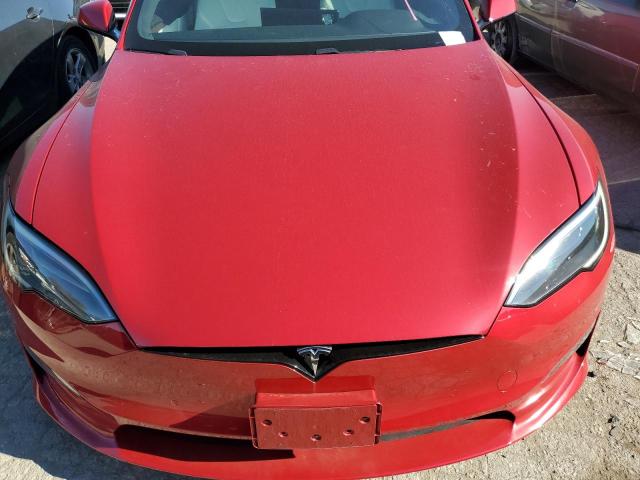 5YJSA1E53NF477207 - 2022 TESLA MODEL S Qırmızı foto 11