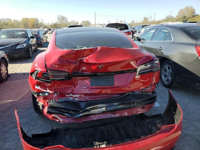 5YJSA1E53NF477207 - 2022 TESLA MODEL S Qırmızı foto 6