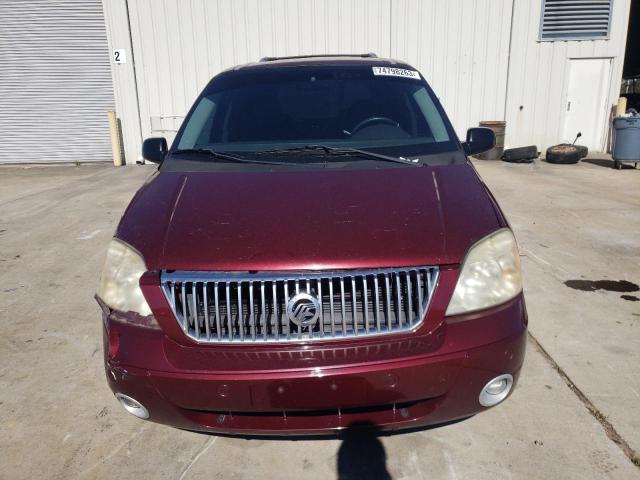 2MRDA22296BJ00370 - 2006 MERCURY MONTEREY LUXURY MAROON photo 5