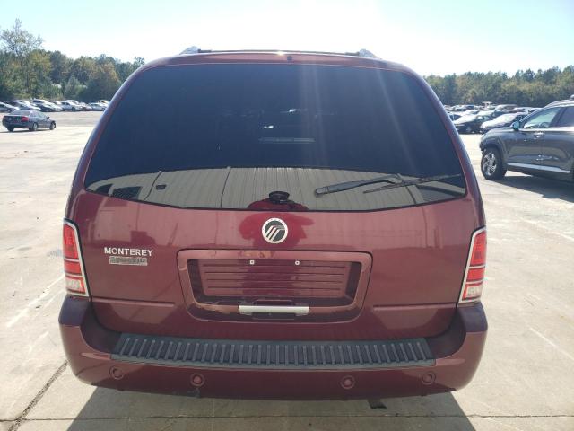 2MRDA22296BJ00370 - 2006 MERCURY MONTEREY LUXURY MAROON photo 6