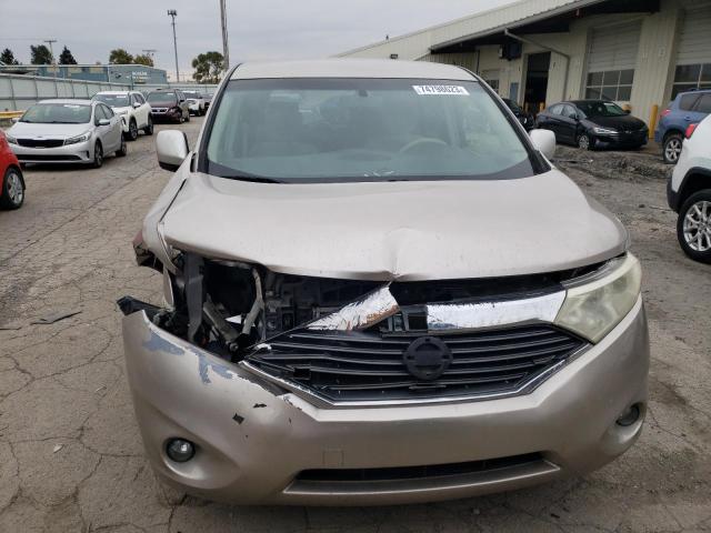 JN8AE2KP7B9005226 - 2011 NISSAN QUEST S BEIGE photo 5