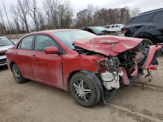 2T1BU4EE8BC751641 - 2011 TOYOTA COROLLA BASE RED photo 4