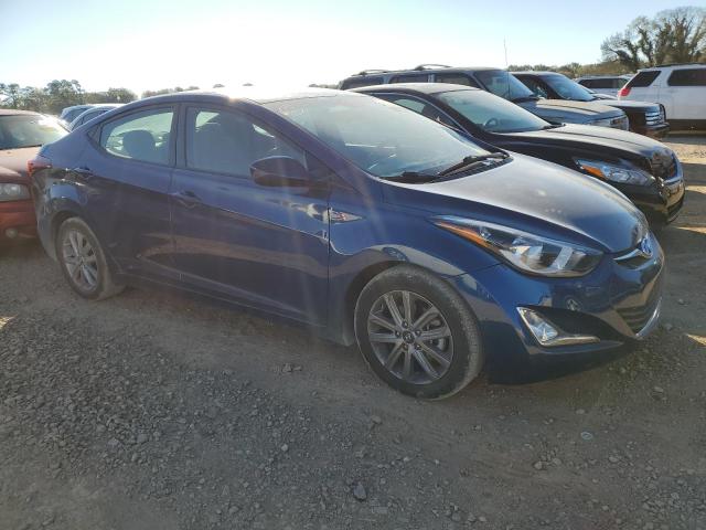 5NPDH4AE6GH673366 - 2016 HYUNDAI ELANTRA SE BLUE photo 4