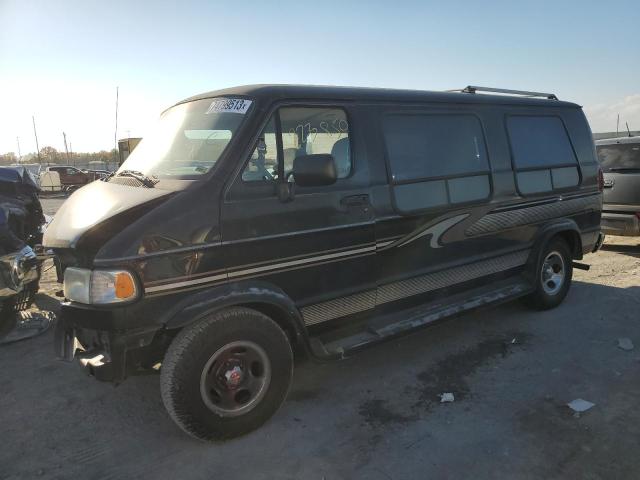 2B6HB21Y4TK141920 - 1996 DODGE RAM VAN B2500 BLACK photo 1