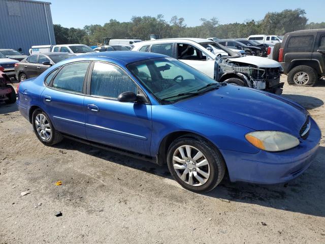 1FAFP52U93A120161 - 2003 FORD TAURUS LX BLUE photo 4