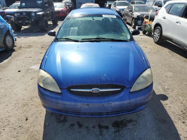 1FAFP52U93A120161 - 2003 FORD TAURUS LX BLUE photo 5