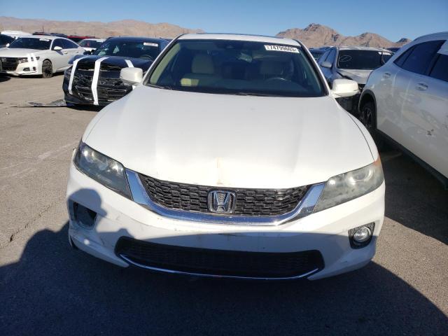 1HGCT1B8XFA003957 - 2015 HONDA ACCORD EXL WHITE photo 5