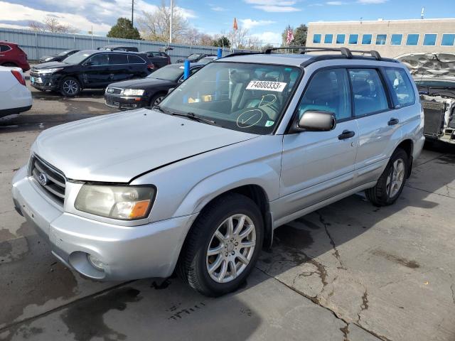 JF1SG65673H728687 - 2003 SUBARU FORESTER 2.5XS SILVER photo 1