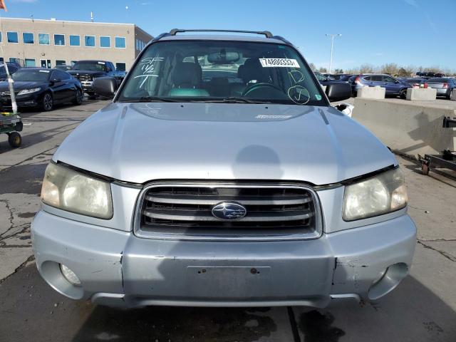 JF1SG65673H728687 - 2003 SUBARU FORESTER 2.5XS SILVER photo 5