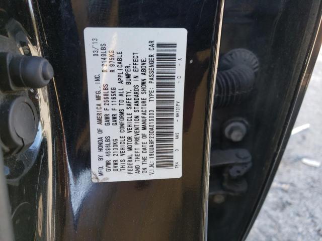 19UUA8F23DA015003 - 2013 ACURA TL BLACK photo 12