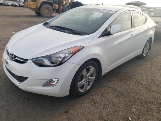 5NPDH4AE8DH427799 - 2013 HYUNDAI ELANTRA GLS WHITE photo 1