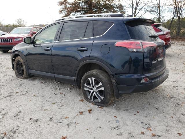 JTMZFREV5JJ199847 - 2018 TOYOTA RAV4 LE BLUE photo 2