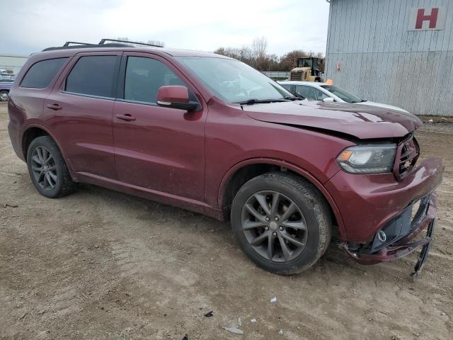 1C4RDJDG2JC142374 - 2018 DODGE DURANGO GT MAROON photo 4