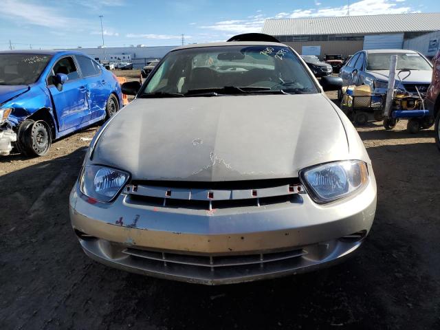 1G1JC12F947241242 - 2004 CHEVROLET CAVALIER TAN photo 5