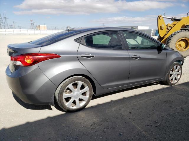 5NPDH4AE2DH258962 - 2013 HYUNDAI ELANTRA GLS GRAY photo 3