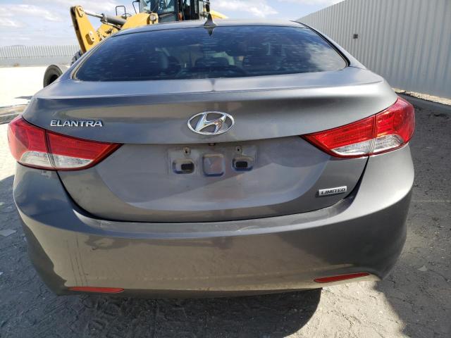 5NPDH4AE2DH258962 - 2013 HYUNDAI ELANTRA GLS GRAY photo 6