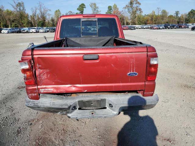 1FTYR44E83PB75226 - 2003 FORD RANGER SUPER CAB RED photo 6