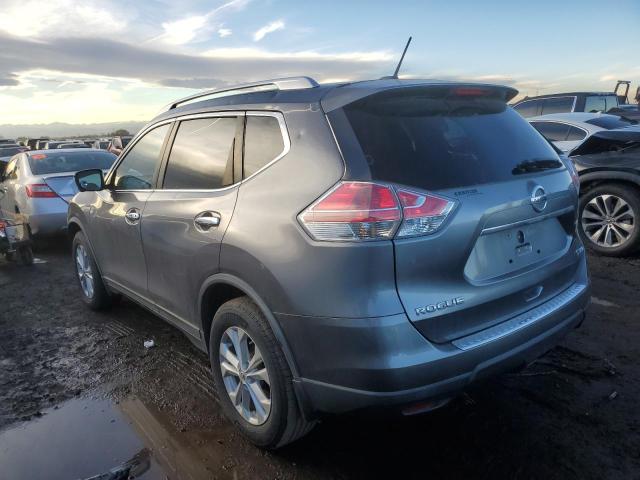 KNMAT2MV5FP564594 - 2015 NISSAN ROGUE S GRAY photo 2