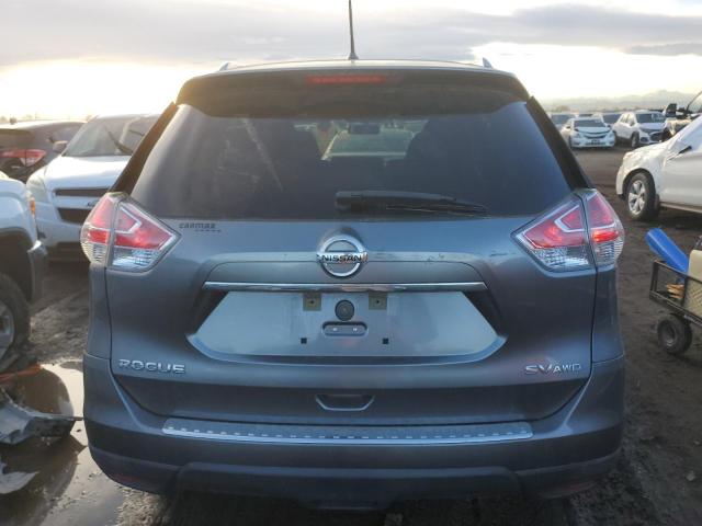 KNMAT2MV5FP564594 - 2015 NISSAN ROGUE S GRAY photo 6