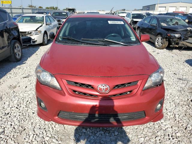 2T1BU4EE0DC026067 - 2013 TOYOTA COROLLA BASE RED photo 5