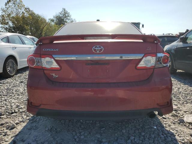 2T1BU4EE0DC026067 - 2013 TOYOTA COROLLA BASE RED photo 6