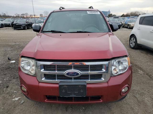 1FMCU0DG1BKA82364 - 2011 FORD ESCAPE XLT RED photo 5