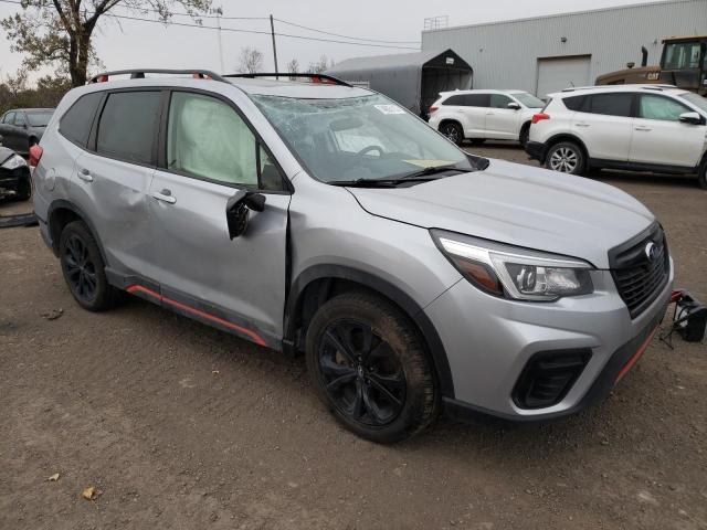 JF2SKEKC3KH450349 - 2019 SUBARU FORESTER SPORT GRAY photo 4