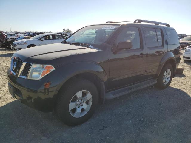 5N1AR18W66C632724 - 2006 NISSAN PATHFINDER LE BLACK photo 1