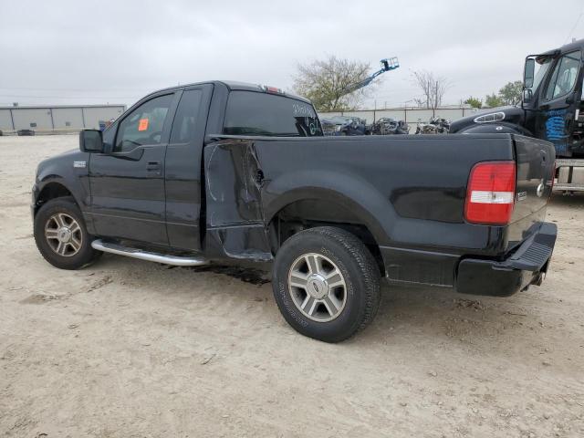 1FTRF12W48KE17327 - 2008 FORD F150 BLACK photo 2