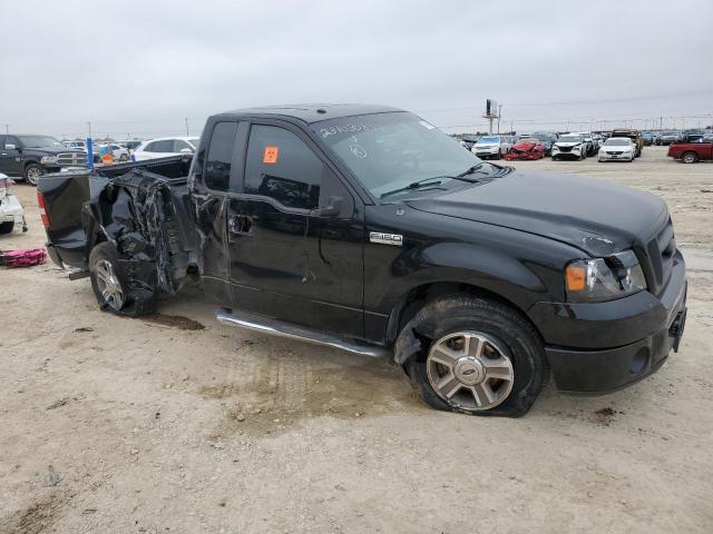 1FTRF12W48KE17327 - 2008 FORD F150 BLACK photo 4