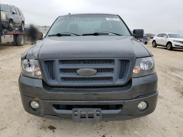 1FTRF12W48KE17327 - 2008 FORD F150 BLACK photo 5