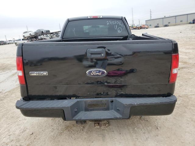 1FTRF12W48KE17327 - 2008 FORD F150 BLACK photo 6