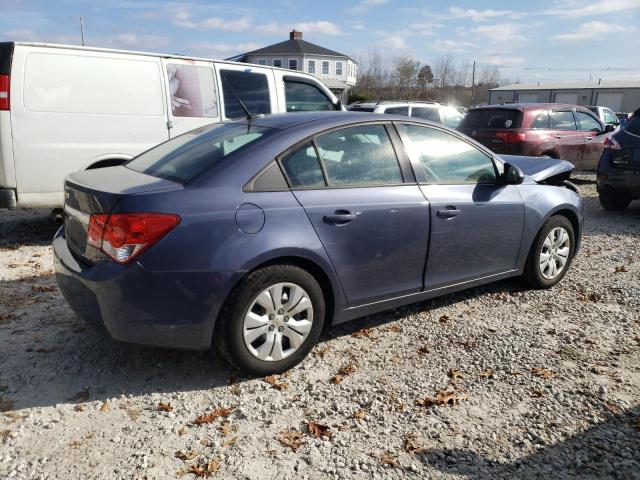 1G1PA5SG2E7262631 - 2014 CHEVROLET CRUZE LS BLUE photo 3