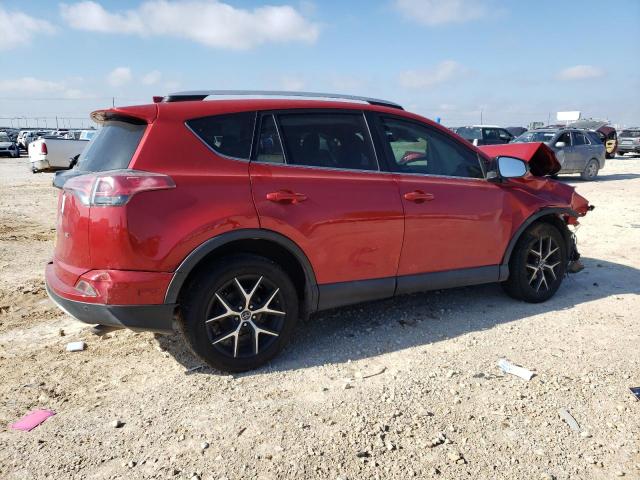 2T3NFREV6GW279988 - 2016 TOYOTA RAV4 SE RED photo 3