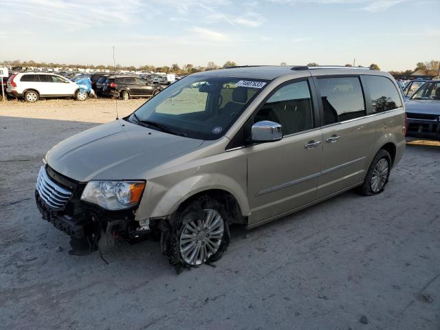 2C4RC1GG7ER460132 - 2014 CHRYSLER TOWN & COU LIMITED BEIGE photo 1