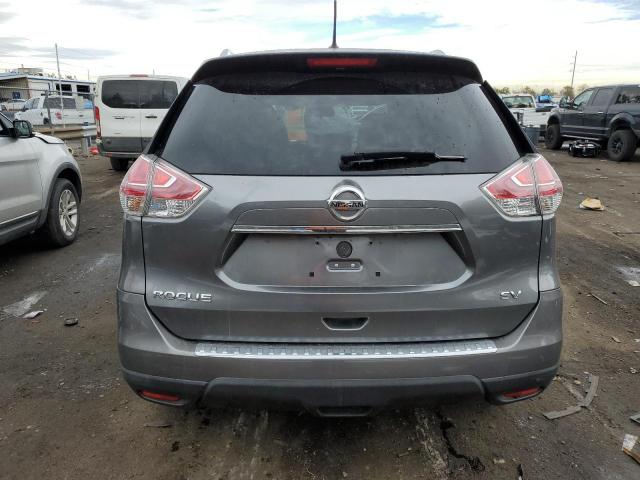 KNMAT2MT4GP624087 - 2016 NISSAN ROGUE S GRAY photo 6