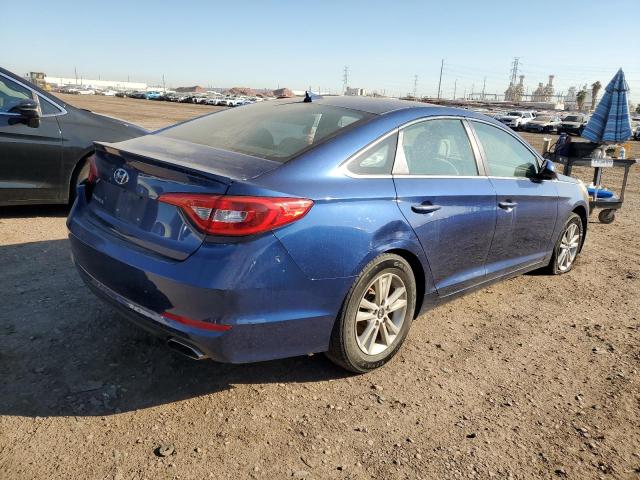 5NPE24AF2GH398805 - 2016 HYUNDAI SONATA SE BLUE photo 3