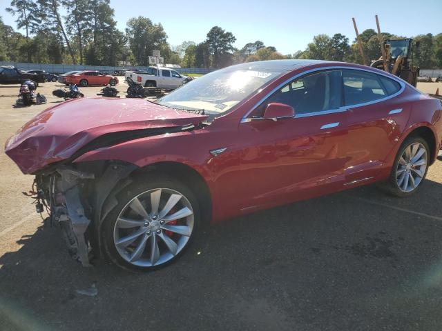 5YJSA1DP1DFP21857 - 2013 TESLA MODEL S Կարմիր լուսանկար 1