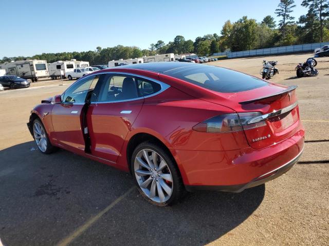 5YJSA1DP1DFP21857 - 2013 TESLA MODEL S Կարմիր լուսանկար 2